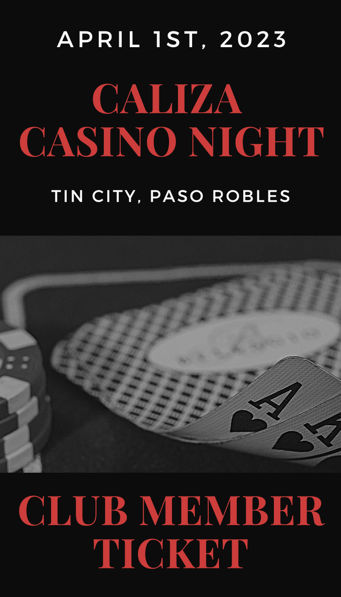 Caliza Casino Night - ALTA/VISTA MEMBER TICKET